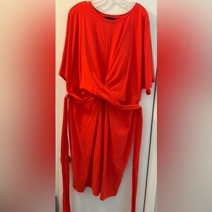 Eloquii Bold OSU Orange Dress Size 22